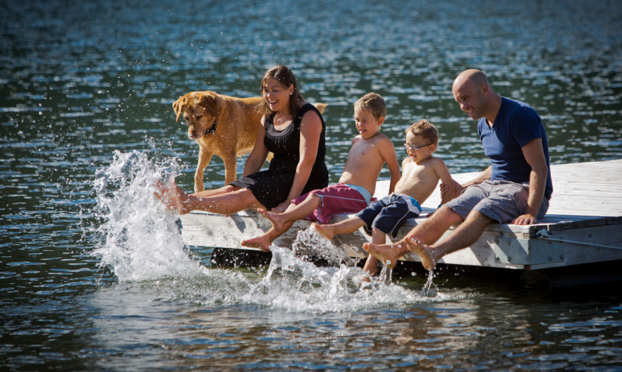 Stay Healthy  on the Lake this Holiday Weekend