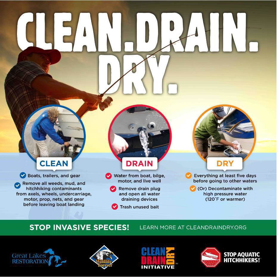 Clean Drain Dry Poster